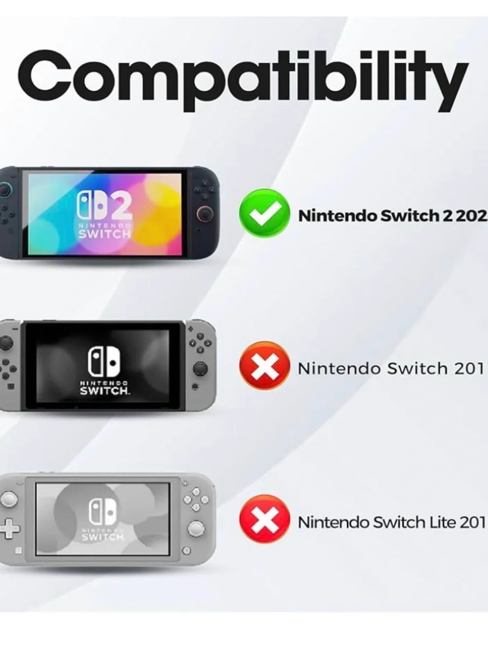White Protective ProCase for Nintendo Switch 2 (2025) with Ergonomic Grip
